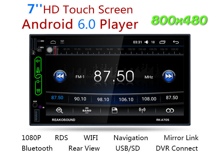 Detachable Panel Mp5 Player Auto Android Gps Universal Bluetooth Car Stereo FCC
