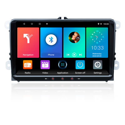 2 Din 인치 VW 안드로이드 카 스테레오 멀티미디어 GPS 네비게이션 카플레이 안드로이드 오토 플레이어 9명